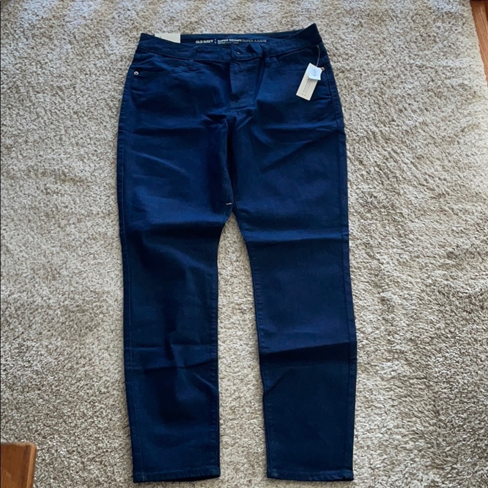 NWT Super Skinny Dark wash jeans